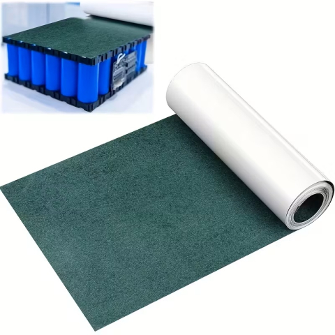 Izolatie autoadeziva din carton pentru acumulatori, 65mm latime, 200mm lungime [2]