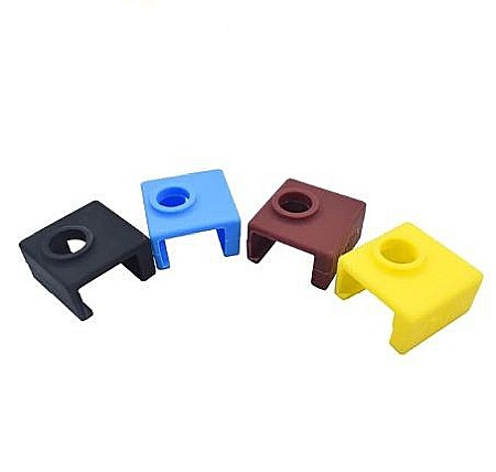 Izolatie silicon bloc incalzire imprimanta 3D, 20x20x10mm, MK7/MK8/MK9
