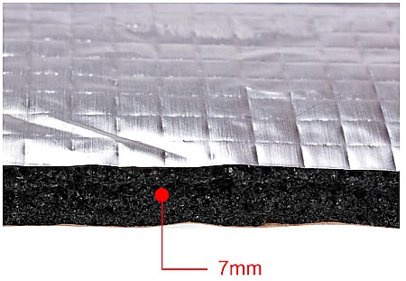 Izolatie termica bumbac 300x300mm, 7mm pat incalzit imprimanta 3D [1]