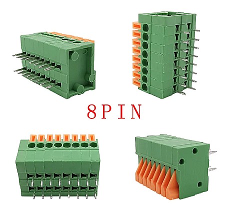 Bloc terminal 8pini KF141R, pas de 2.54 mm [4]