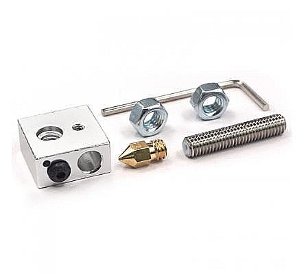 Kit bloc incalzire imprimanta 3D Prusa i3, aluminiu