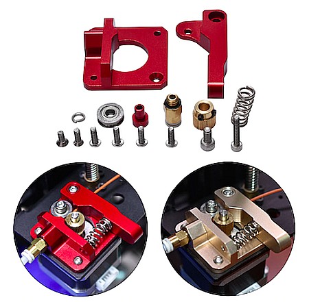 Componente imprimante 3D - Kit extruder Bowden MK8 1.75mm positive direction CR-7/CR-8/CR10 partea dreapta