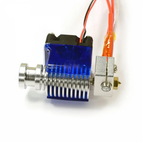 Cap printare hotend E3D V6 cu ventilator, fara conector, 12V 40W, duza 0.4mm, filament 1.75mm [2]