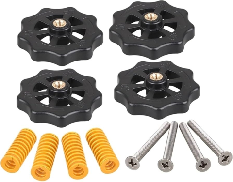 Pat de printare - Kit reglaj manual pat incalzit M4, imprimanta 3D (set 12 piese)