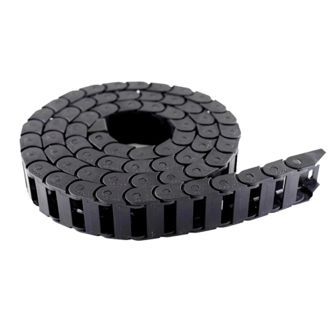 Lant portcablu semideschis 15x30mm, 1m, plastic, negru [1]