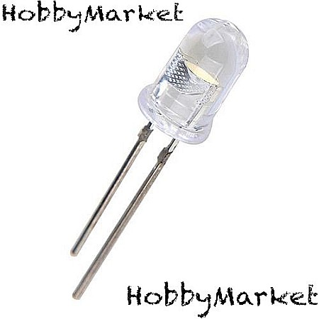 LED Alb, 5mm