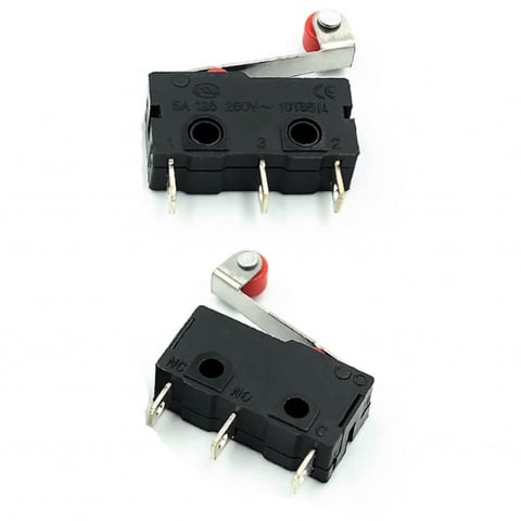 Limitator intrerupator de cursa KW11-N cu rola, 5A, 250V AC (set 2 buc.) [2]