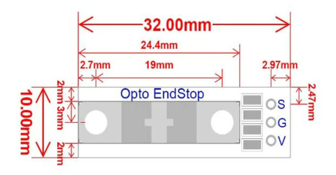 Limitator optic capat de cursa pentru imprimanta 3D, RAMPS 1.4, cablu 3 pini 50cm [6]