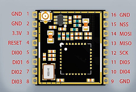 LoRa Ra-02 SX1278 Modul 433MHZ [3]