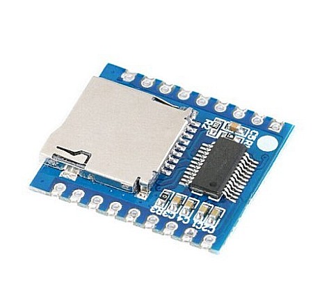 Module atasabile Arduino - Mini MP3 Player cu modul voce XY-V17b