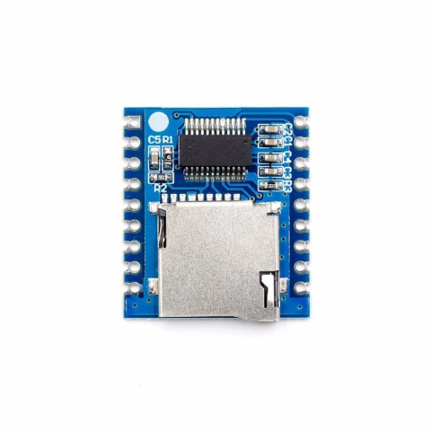 Module atasabile Arduino - Mini MP3 Player cu modul voce XY-V17b