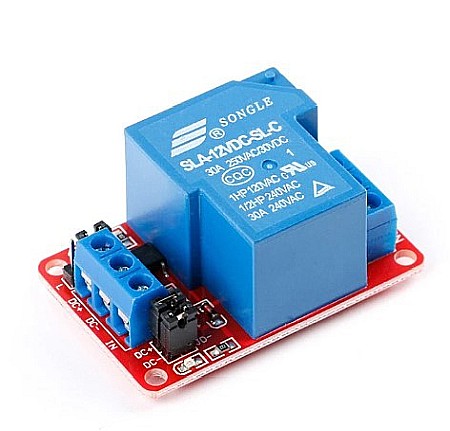 Module atasabile Arduino - Modul 1 releu 12V, actionare high level / low level
