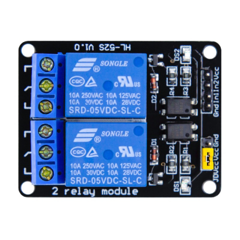 Modul 2 relee 5V, 10A, cu optocuplor si alimentare JD-VCC, pentru Arduino [2]