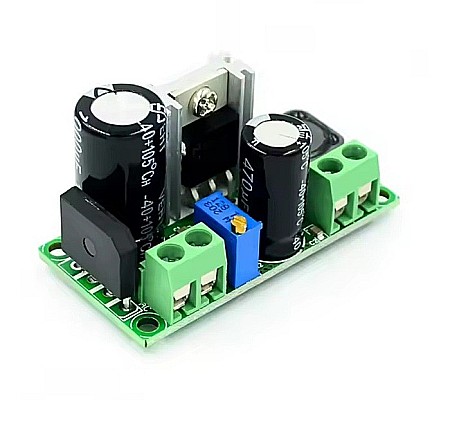 Surse de alimentare - Modul AC/DC-DC step-down LM2596HV, de la 5-35V la 3.3-30V, 3A, ajustabil