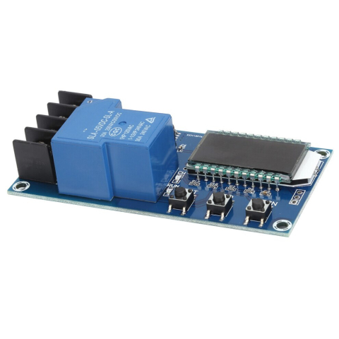Modul control incarcare acumulatori XY-L30A 6–60V, cu releu, LCD si UART [1]