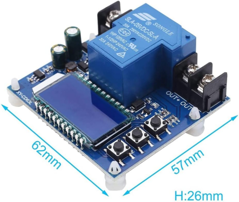 Modul control incarcare-descarcare acumulatori 30A, XY-CD63L, 6-60V [1]