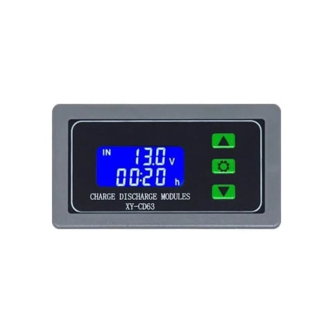 Incarcare, descarcare si afisare - Modul control incarcare descarcare baterii XY-CD63 6-60V 30A, cu carcasa