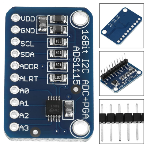 Module atasabile Arduino - Modul conversie Analog-Digital ADS1115 16 biti I2C