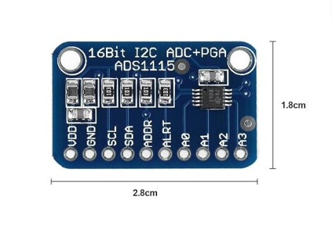 Modul conversie Analog-Digital ADS1115 16 biti I2C [2]