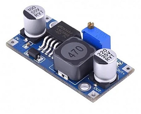 Surse de alimentare - Modul DC-DC step-down LM2596 3-40V la 1.5-33V ajustabil