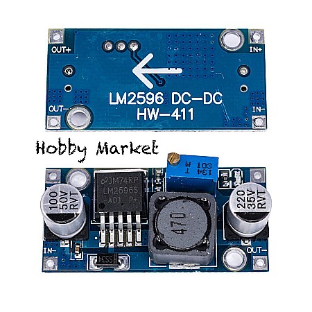 Modul DC-DC step-down LM2596 3-40V la 1.5-33V ajustabil [1]