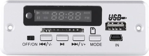 Modul decoder audio MP3 Bluetooth 5V cu amplificator 2x3W, USB, SD, AUX, FM, telecomanda [4]