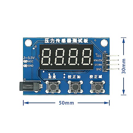 Modul display HX711 pentru senzor greutate si presiune [1]