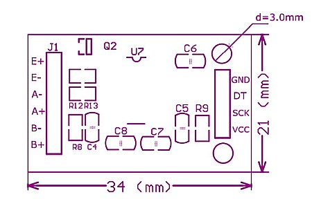 Modul HX711 citire senzor de greutate [2]