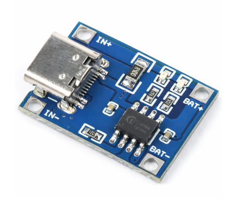 Modul incarcare acumulatori Li-Ion TP4056 1A, USB Type-C [0]