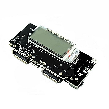 Acumulatori si Module BMS - Modul incarcare acumulatori Litiu 18650, 2 porturi USB, display, 5V 1A