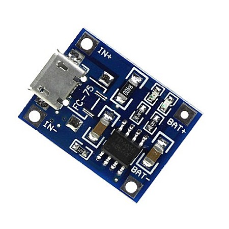 Acumulatori si Module BMS - Modul incarcare acumulatori Litiu TP4056 1A, micro USB