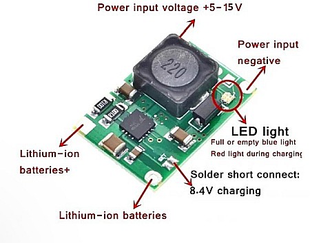 Modul incarcare acumulatori Litiu TP5100 4.2V 8.4V 2A 1S-2S [1]
