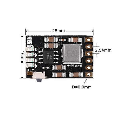 Modul incarcare descarcare acumulatori Litiu 18650 3.7V / 4.2V  5V 2A [2]