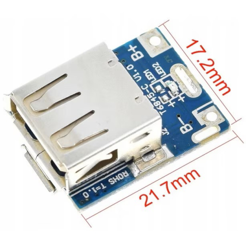 Modul incarcare Li-Ion 134N3P cu protectie si iesire USB 5V 1A, USB Type-C [3]