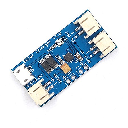 Acumulatori si Module BMS - Modul Incarcare Solara 500mA, mini USB, CN3065 acumulatori litiu