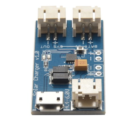 Incarcatoare si module de incarcare pentru acumulatori - Modul incarcare solara CN3065, 500mA, Micro-USB, acumulatori Li-ion/Li-Po 3.7V