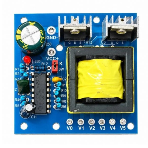 Modul invertor DC-AC 12V la 220V, 150W, unda patrata de inalta frecventa [1]