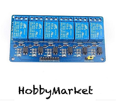 Modul releu 6 canale 5V cu optocuplor, 10A [3]