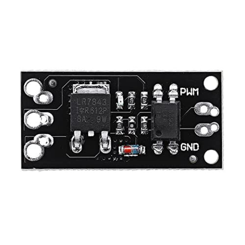 Modul MOSFET LR7843 cu optocuplor, 30V, control PWM 3V/5V [1]