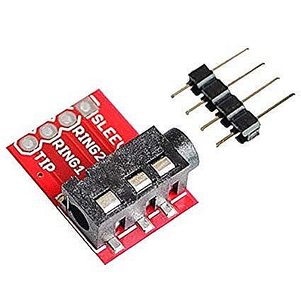 Module atasabile Arduino - Modul mufa stereo 3.5mm CJMCU-TRRS