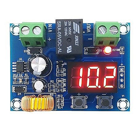 Acumulatori si Module BMS - Modul protectie descarcare baterie XH-M609 cu display LED