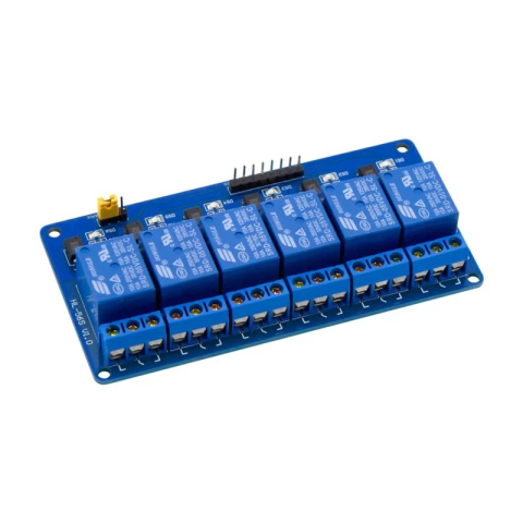 Relee - Modul releu 6 canale 5V cu optocuplor, 10A