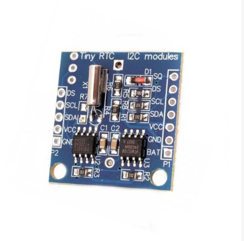 Modul RTC I2C DS1307 cu memorie EEPROM 24C32 si suport LIR2032 [1]