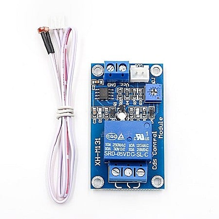 Senzori Arduino - Modul senzor lumina XH-M131 12V, cu releu si fotorezistenta