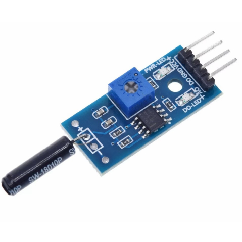 Senzori Arduino - Modul senzor vibratii SW-18010P cu prag reglabil