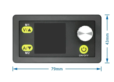 Modul sursa reglabila DC-DC buck-boost WZ3605E, 0.6-36V, 5A, 80W, cu afisaj color [4]