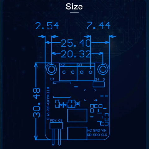 Modul temperatura BIGTREETECH MAX31865 V1.0 pentru PT100/PT1000 [5]