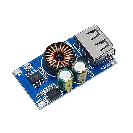 Convertoare DC-DC - Modul USB incarcare rapida, QC, intrare DC 6-32V step-down la 5V
