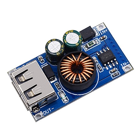 Modul USB incarcare rapida, QC, intrare DC 6-32V step-down la 5V [1]