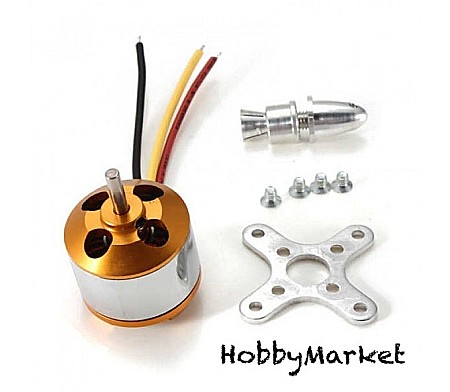 Motor brushless 1000KV, A2212/13T pentru drone si aeromodele [1]